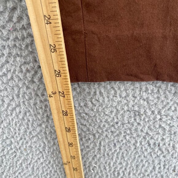 Talbots Pants Womens 16 Chatham Brown Ankle Stretch Skinny Leg Pockets Everyday - Picture 10 of 12
